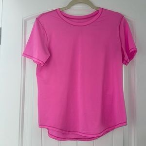 Lululemon Pow pink light High-Neck Running and Training T-Shirt